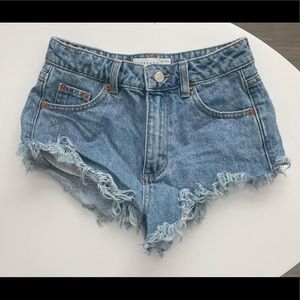 TOPSHOP denim shorts
